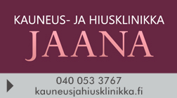 Kauneus- ja Hiusklinikka Jaana logo